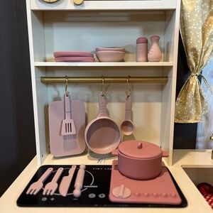 Silicone Play Kitchen Set